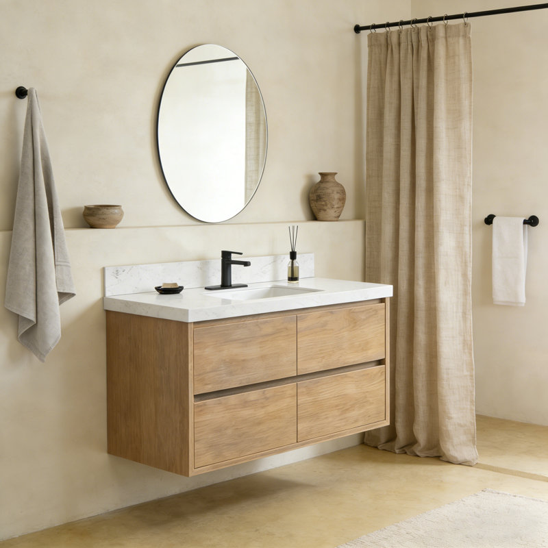 Ensemble de meuble-lavabo mural 48 po, 48"
