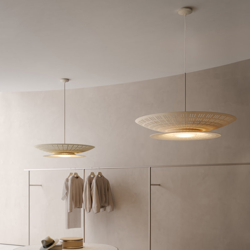 Air Suspension Lamp, Cream