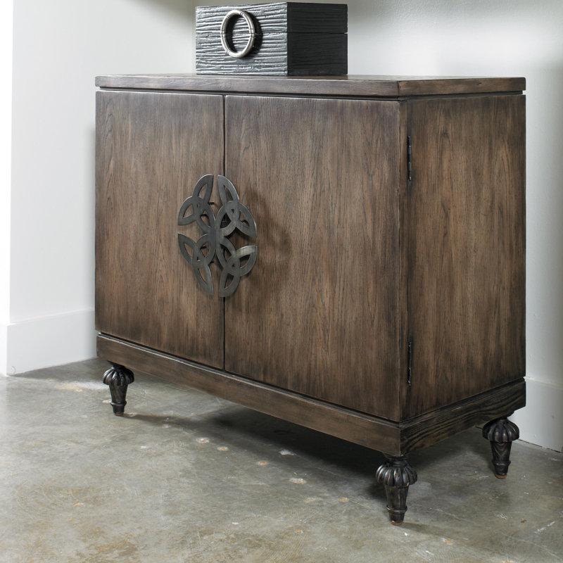 Melange Solid Wood Storage Cabinet