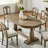 Extendable Oval Wooden Dining Table-107245888