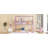 Twin Over Twin Rubber Wood Floor Bunk Bed, With Ladder,Guardrails,House-Shaped-Bunk Bed,Pink-264645394