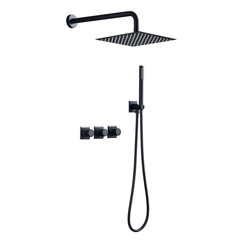 Système de douche avec valve brute