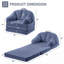 Fauteuil demi-tonneau rembourré d'appoint convertible-1516190396