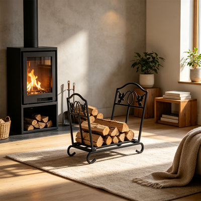 61cm W Metal Log Rack