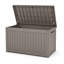 Boîte de rangement verrouillable en résine 180 gallons-131638645