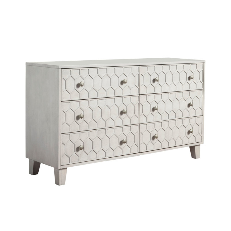Commode double 6 tiroirs l 60 po