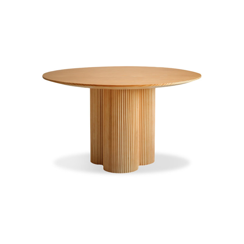 Table de salle à manger Burlywood, H 29,53 po x L 31,5 po x l 31,5 po