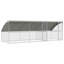 Cage à poulet vidaXL 3 pièces argent 236,22 po x 78,74 po x 78,15 po-118101823