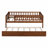 Wood Daybed with Trundle and Fence Guardrails-85954674-85954675
