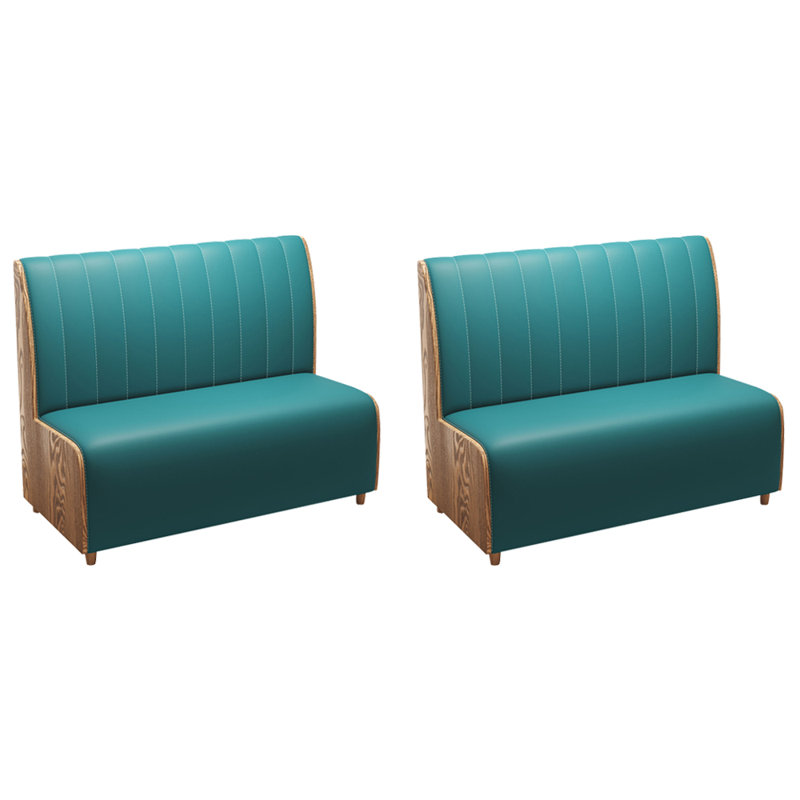 Banc rembourré en similicuir élégant