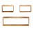 McMillan 3 Piece Floating Shelf Set
