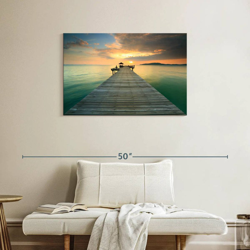 Sunset bay dock Aletra, H 24 po x l 36 po
