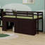 Lit mezzanine avec tiroirs et tablette-993340939
