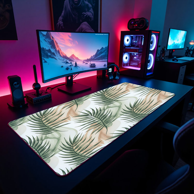 Polyester Desk Pad, 14.4x12.1