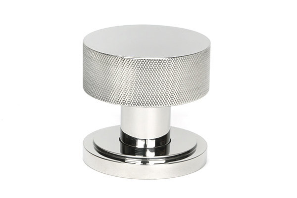 Brompton Interior Mortise Knobset, Polished Marine