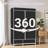  Portable Closet Organizers and Storage with 3 Drawers and 4 Side Pockets, 16mm Metal Tube Frame Clothes Rack Shelves for Bedroom, Living Room, Closet, Garage, Dorm, Black-1094965075