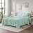Micro Fleece Aqua Anti-pilling Cozy Fleece 3-Piece Twin Sheet Set-1983271725-1911113365