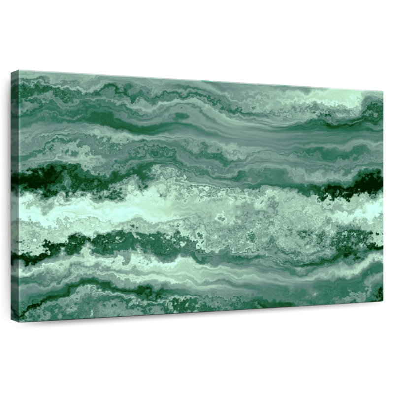 Abstrait en malachite poli Avery