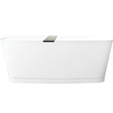 Straight 58.94'' L Soaking Bathtub