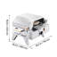 Combo four à pizza de 13 pouces pour l'extérieur avec barbecue - machine à pizza portative en acier inoxydable avec pierre de cordiérite, thermomètre intégré et modes de cuisson doubles pour le camping dans la cour arrière