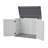 FortiShelter Modern Deck Box with Dual-Locking System and HDPE Construction.