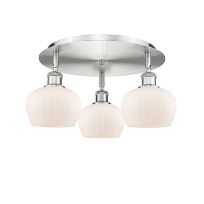 Bergeman Glass Flush Mount