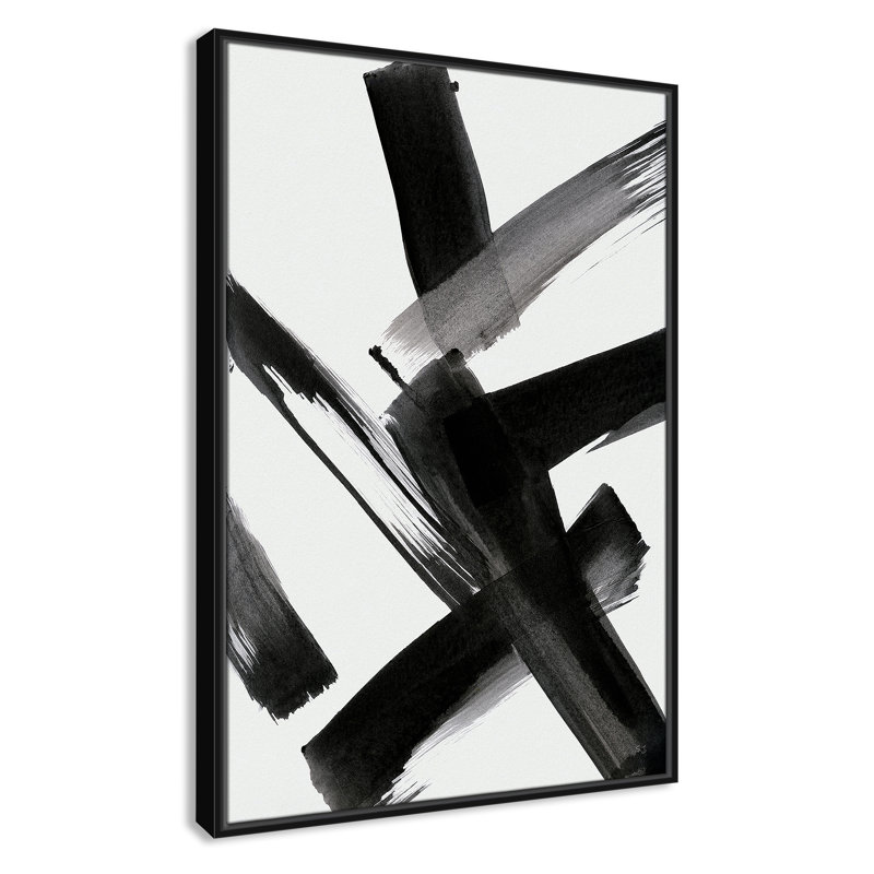 «Black Magic II» par Susan Jill, H 37,5 po x l 25,5 po x P 2 po, Noir