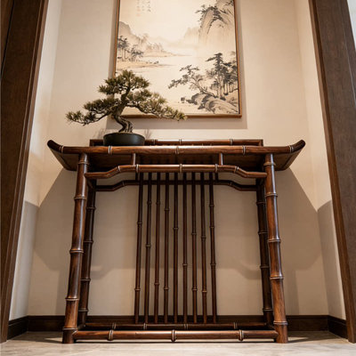 Nouvelle console en bois de style chinois.