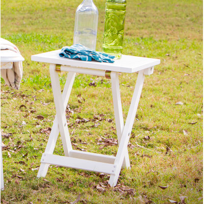 Table d'appoint pliante en bois massif Joseline