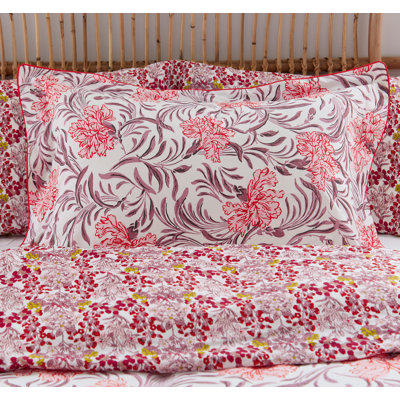 Garland Floral Cotton Percale Cover Set Multi