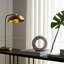 Usko White Marble Ring Tabletop Decor, Interior Decoration Accessories, Crafted Decorative Objects-1274748232
