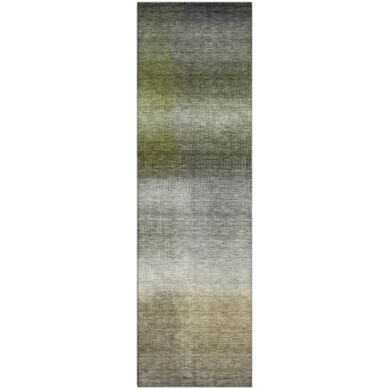 Tapis de qualité supérieure lavable à la machine Hooley AMF1735, Tapis de couloir 2 pi 3 po x 7 pi 6 po