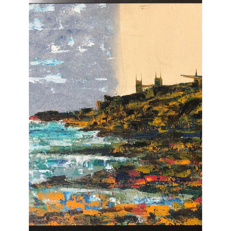 Deux choix - Avec cadre | Acrylique sur toile | Par Muhammad Yusuf