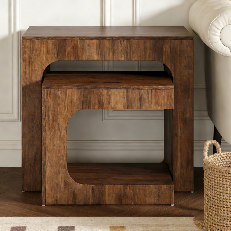 Nesting End Table Set Small Side Table Night Stand Set