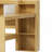 Wooden L-Shape Daybed With Seven Storage Cabinets And Two Storage Drawers, Multi-Functional Bed With Study Desk And Built-In Bookshelf, Natural+White-1490208612-1490208615