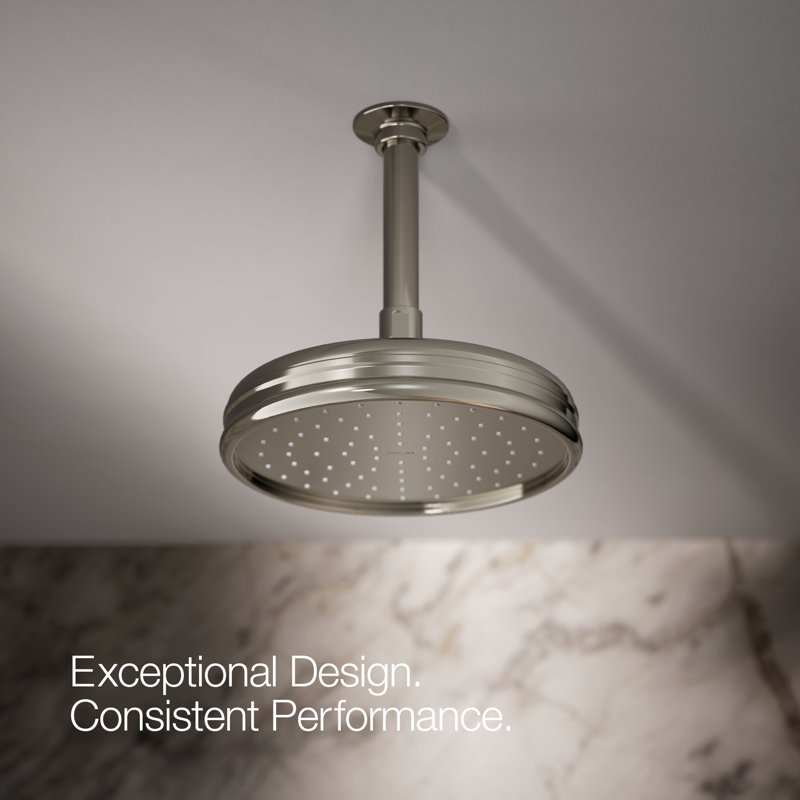 8" Round Rainhead, 1.75 GPM, Vibrant Polished Nickel
