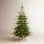 Arbre de Noël artificiel non éclairé avec branches articulées