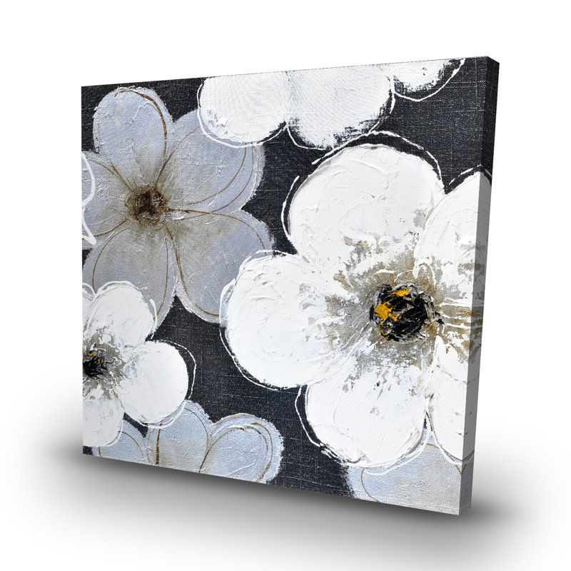 flowers - 32"x32" art on canvas