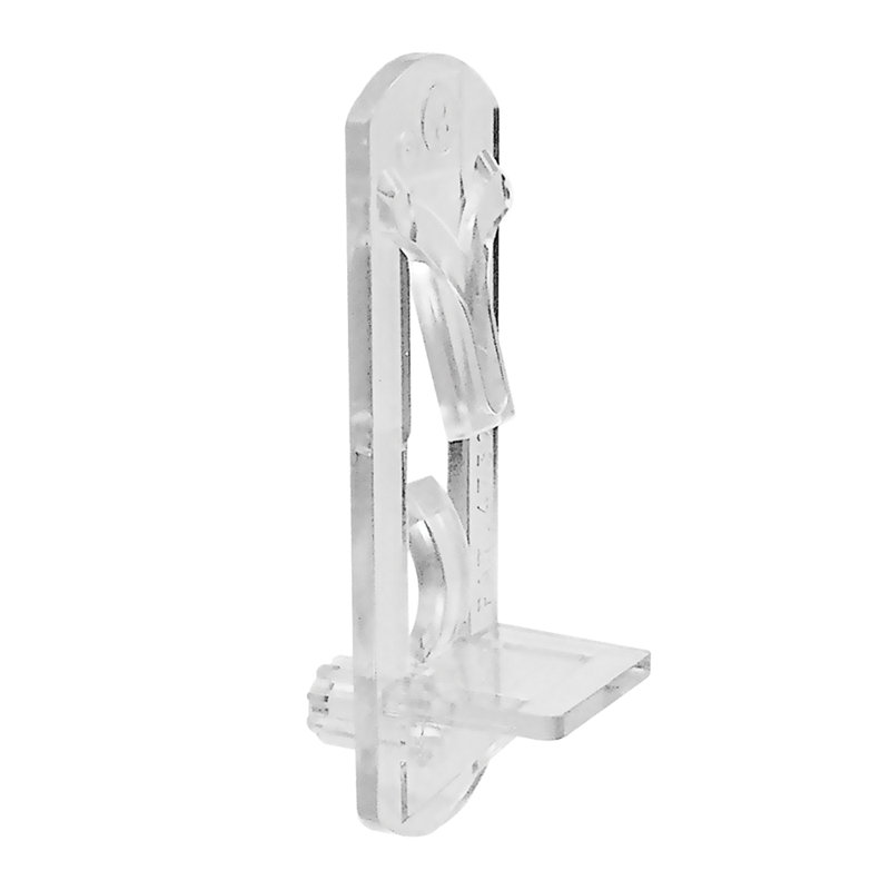 Prime-Line Shelf Support Peg, Self-Locking, 5 mm., 5/8 in. Clear