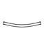 DreamLine Flex 2-15 / 16 po x. Tringle de douche à double courbure 60 po, noir mat-116626063