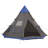 Outsunny 12Ft Camping Tent 6-7 Person 4 Season With 8 Mesh Windows, Outdoor Teepee Tent With Waterproof Material For Family And Friends Camping