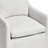 Modern Linen Upholstered Swivel Barrel Accent Chair