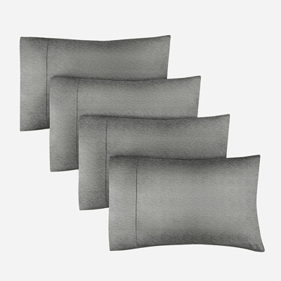 Pillowcase Set, Soft Double Brushed Microfiber, Cooling & Breathable Pillow Covers, Set of 4