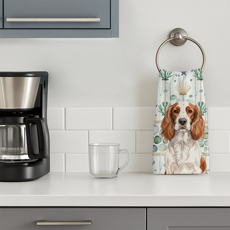 Serviette de cuisine Welsh Springer Spaniel, Épagneul Springer gallois