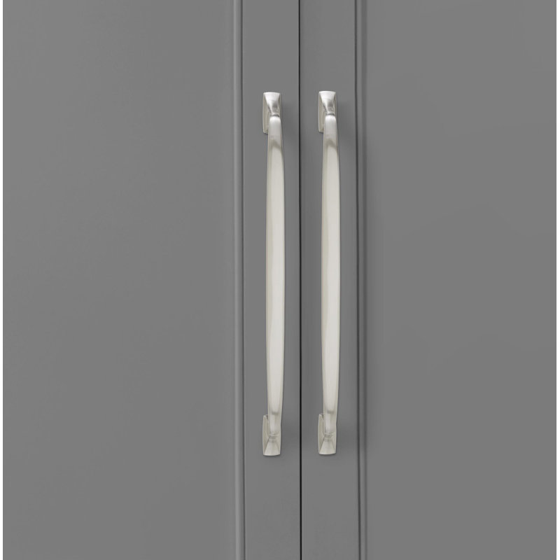 Poignée d'électroménager 8 po Highland Ridge, Nickel satiné, 18"