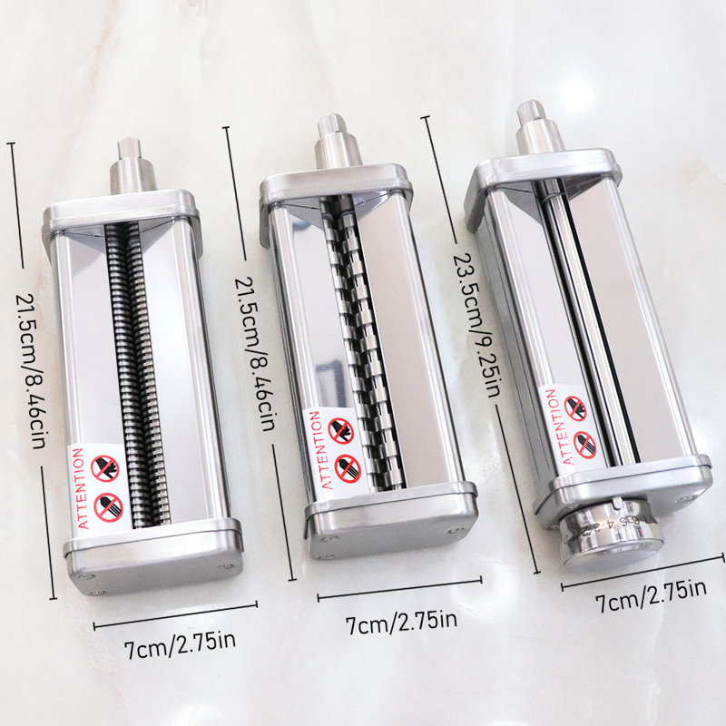 Pasta Sheet Roller Stainless Steel Pasta Maker Attachments For KitchenAid Stand Mixer