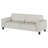 Greige Upholstered Tufted Sofa