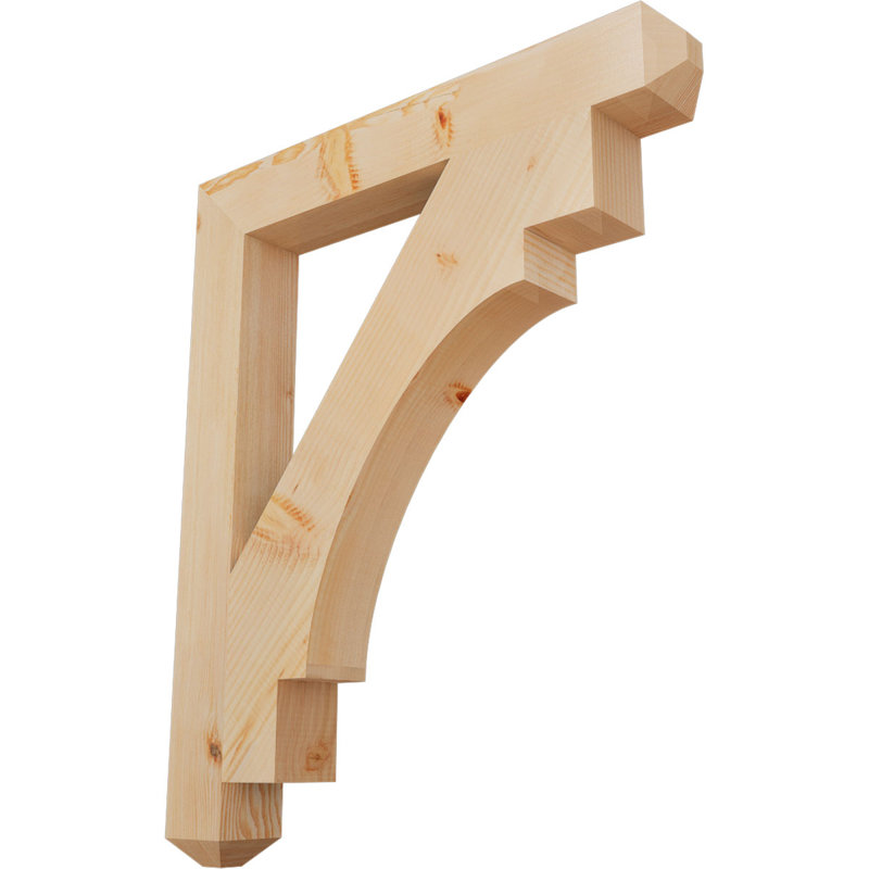 Support Merced Craftsman, 3,5 po x 36 po, Douglas (lisse)
