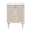 Meuble-lavabo autoportant 24 po en chêne blanc avec plateau d'évier Bron-1297304506-1297304507-1297304505
