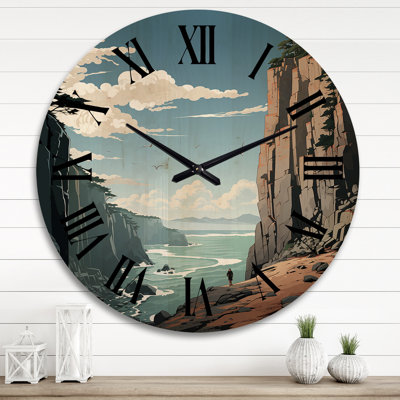 Horloge murale en bois massif Spahn